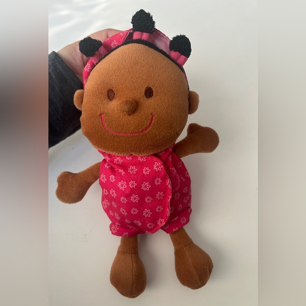 Lilliputiens Soft Baby Doll Plush Rattle Toy